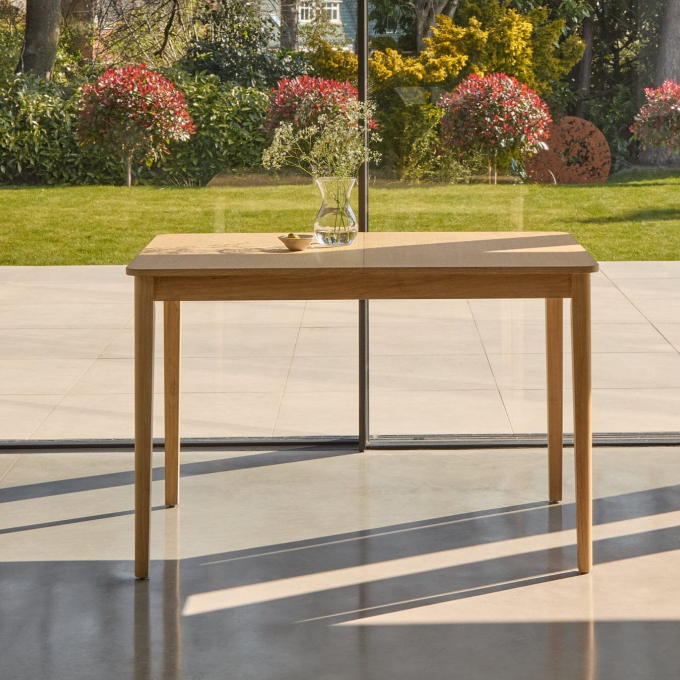 Paul Whitewash Extending Dining Table