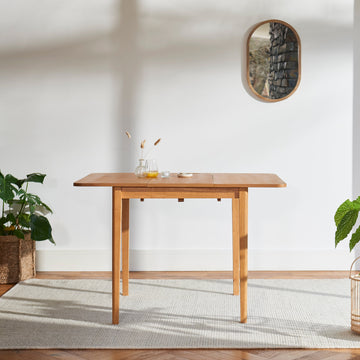 Paul Pale Oak Extending Dining Table - Small