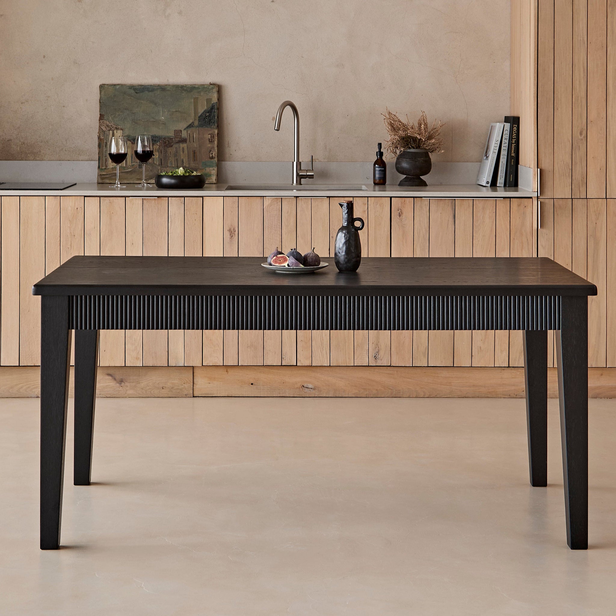 Raleigh Black Rectangular Dining Table